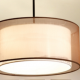 2 tiers double layer lamp shade for suspension light