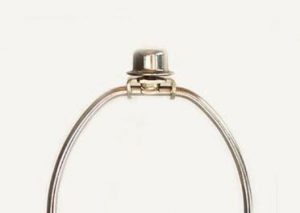 decor metal drop for harp of lamp shade